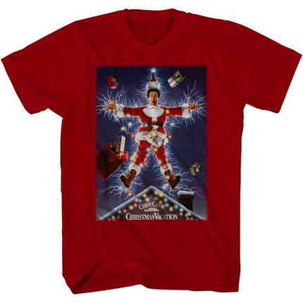 National Lampoons Christmas Vacation Clark Griswold House Roof Lights T-Shirt