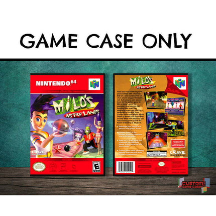 Milo's Astro Lanes | (N64DG-V) Nintendo 64 - Game Case Only - No Game