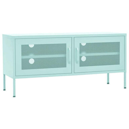vidaXL TV Stand TV Unit Sideboard Home TV Console Media Unit Cupboard Steel