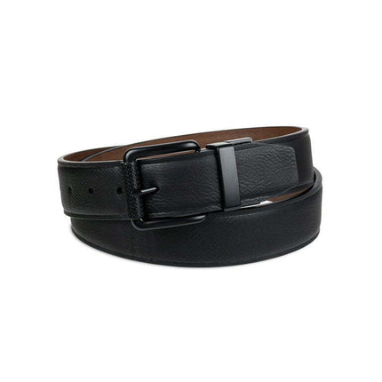 Genuine Dickies Men's Two-in-One Reversible Black to Brown Casual Stretch Belt