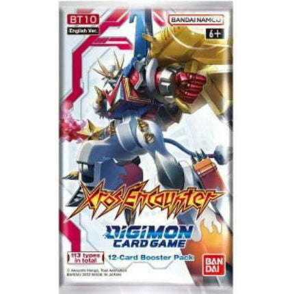 Digimon Trading Card Game XROS Encounter Booster Pack (12 Cards)