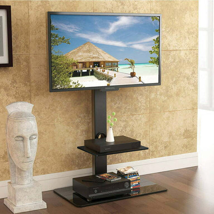 FITUEYES Swivel TV Stand with Mount for 32-65 Inch TT207001MBD