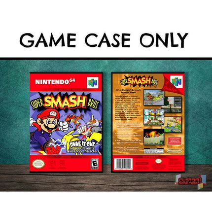Super Smash Bros. | (N64DG-V) Nintendo 64 - Game Case Only - No Game