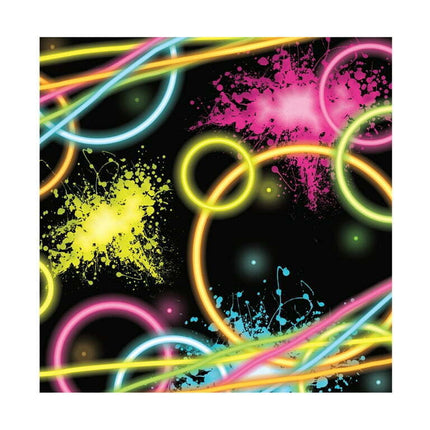 Glow Party Beverage Napkins (16 Count)