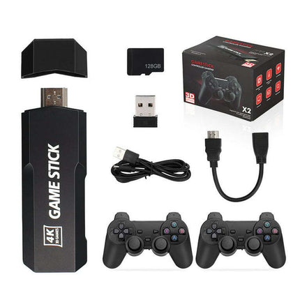 4K HD Arcade Console 3D Rocker 2.4G Game Stick Support TF Card Expansion for PS1
