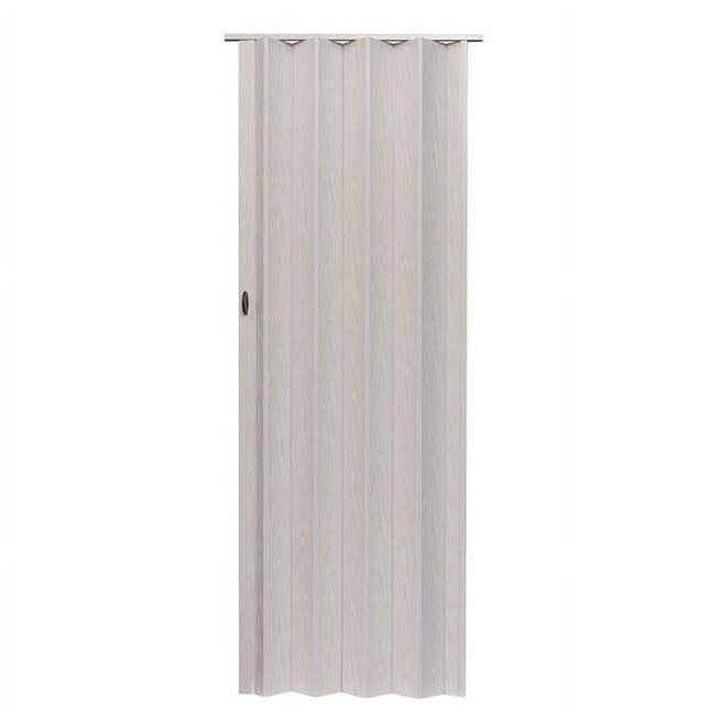 Homestyle Echo PVC Folding Door Fits 32"wide x 80"high White Ash Color