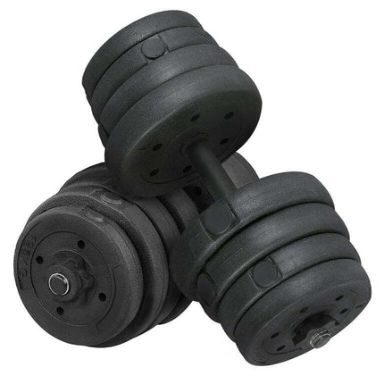 SmileMart 66 Lb. Adjustable Dumbbell Free Weight Set, Black