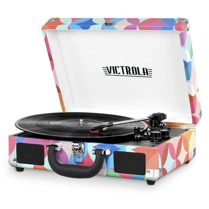 Victrola Suitcase Record Player with 3-speed Turntable