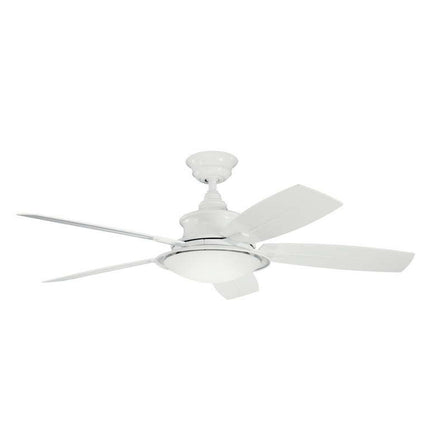 Kichler 310204 Cameron 52" 5 Blade Led Indoor / Outdoor Ceiling Fan - White