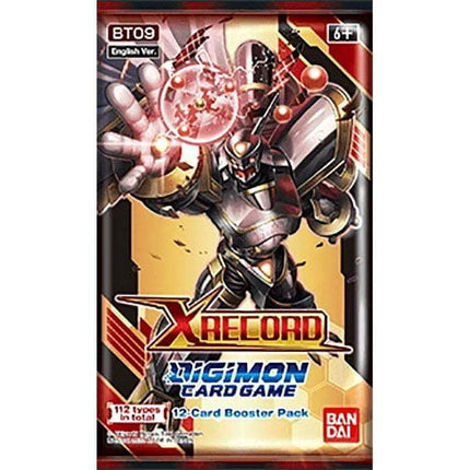 Digimon English Trading Card Game - X Record BT09 - BOOSTER PACK (12 Cards)