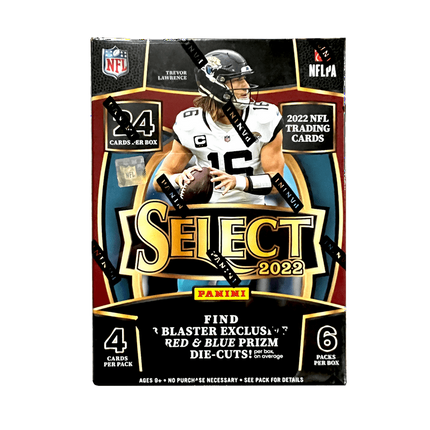 2022 Panini Select NFL Football Trading Cards Blaster Box