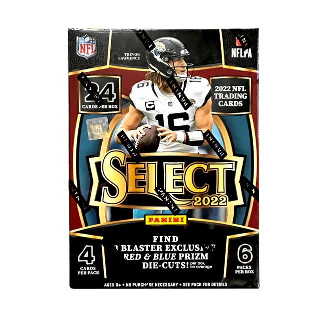 2022 Panini Select NFL Football Trading Cards Blaster Box