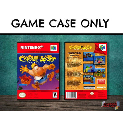 Charlie Blasts Territory | (N64DG-V) Nintendo 64 - Game Case Only - No Game