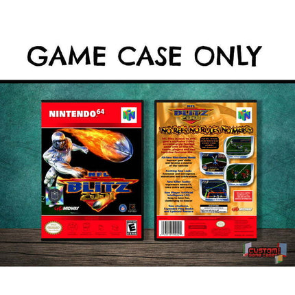 NFL Blitz 2001 | (N64DG-V) Nintendo 64 - Game Case Only - No Game