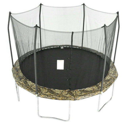 Skywalker Trampolines 12 Foot Round Outdoor Trampoline with Enclosure, Camo