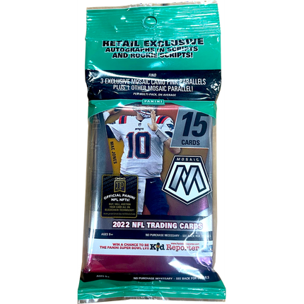 2022 Panini Mosaic Football Trading Cards Multipack