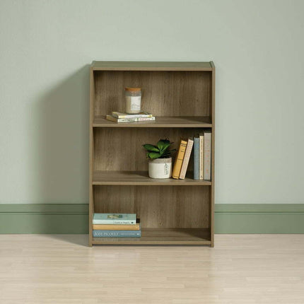 Sauder Beginnings 35" 3-Shelf Standard Bookcase, Summer Oak Finish