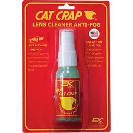 EK Anti-Fog Lens Cleaner Spray On 0.5Oz Cat Crap