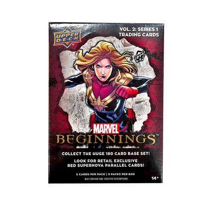 Upper Deck Trading Card Games Marvel Beginnings Volume 1 Value Box