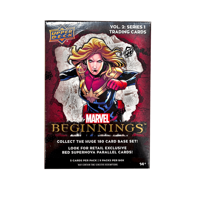 Upper Deck Trading Card Games Marvel Beginnings Volume 1 Value Box