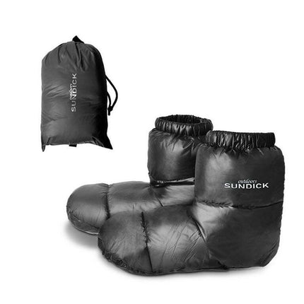 Winter Duck Down Slipper Boots by Sundick, Ideal for Camping and Sleeping Bags