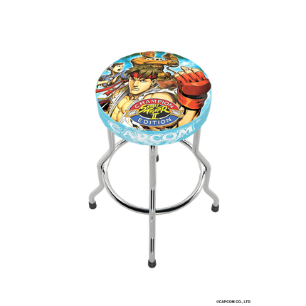 Arcade1Up CAPCOM Legacy Adjustable Stool Shinku Hadoken Edition