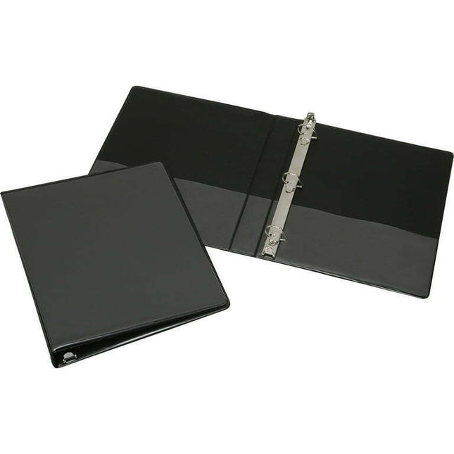 SKILCRAFT, NSN4208078, Slant D-Ring View Binders, 1 Each, Black