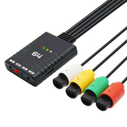 STAGA Game Controller Adapter Support 4 Wireless Controllers for N64