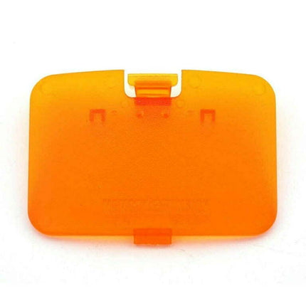 Clear Orange Nintendo 64 Jumper Lid N64 Pack Memory Expansion Cover Replacement