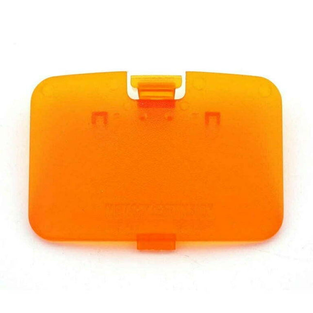 Clear Orange Nintendo 64 Jumper Lid N64 Pack Memory Expansion Cover Replacement
