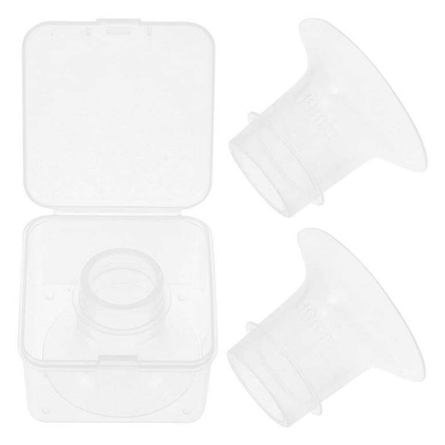 4 pcs Wearable Breast Pump Flange Inserts Mom Cozy Silicone Flange Inserts