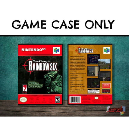 Tom Clancy's Rainbow Six | (N64DG-V) Nintendo 64 - Game Case Only - No Game
