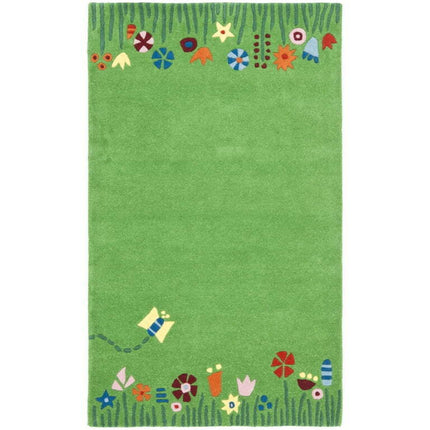 SAFAVIEH Kids SFK751A Handmade Green / Multi Rug