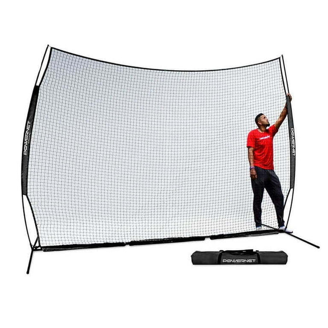 PowerNet 12x9 Ft Sports Barrier Net for Player & Property Protection (1021)