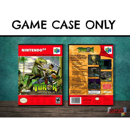 Turok: Dinosaur Hunter | (N64DG-V) Nintendo 64 - Game Case Only - No Game