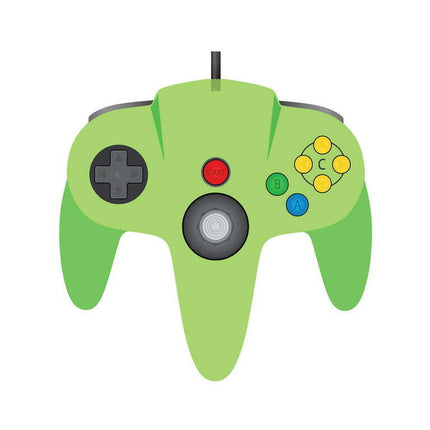 TeknoGame Wired N64 Controller - Clear Green