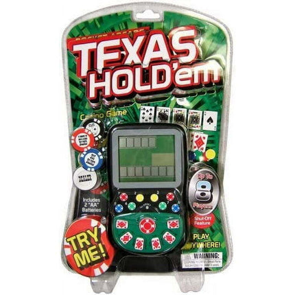Pocket Arcade Miles Kimball Handheld Texas Hold Em Game