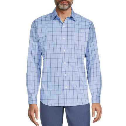 George Men's Classic Dress Shirt with Long Sleeves, Sizes S-3XL