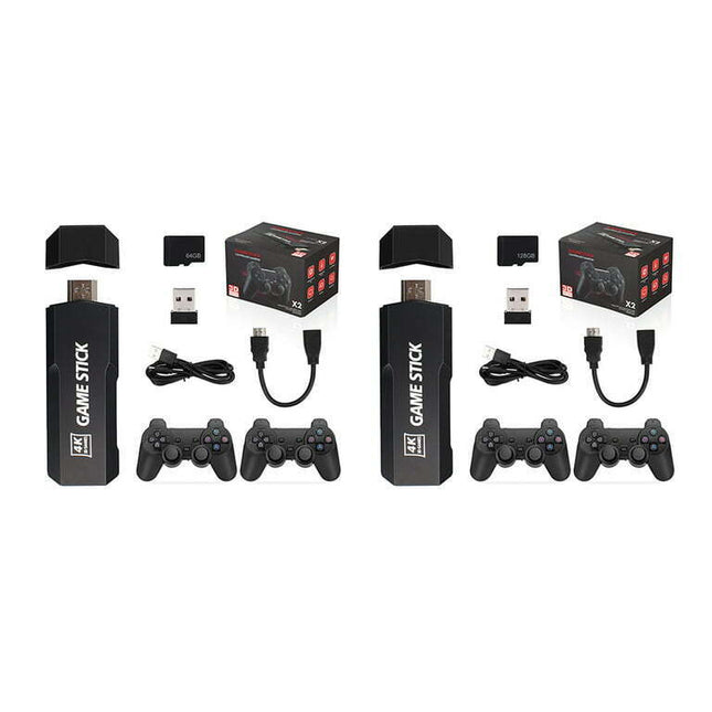 4K HD Arcade Console 3D Rocker 2.4G Game Stick Support TF Card Expansion for PS1