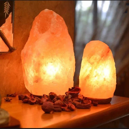 Real Pink Himalayan Salt Lamp One Count Medium Size Ships Quick