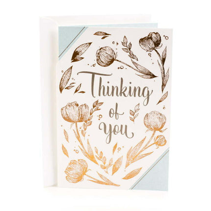 Hallmark Thinking of You Card (Brighten Your Day Flower Pattern)