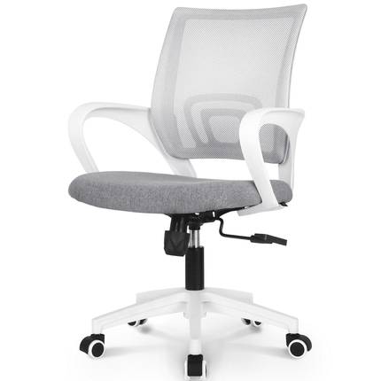 Hygge Ergonomic Mid Back Adjustable Mesh Home Office Computer Desk Chair, Gray