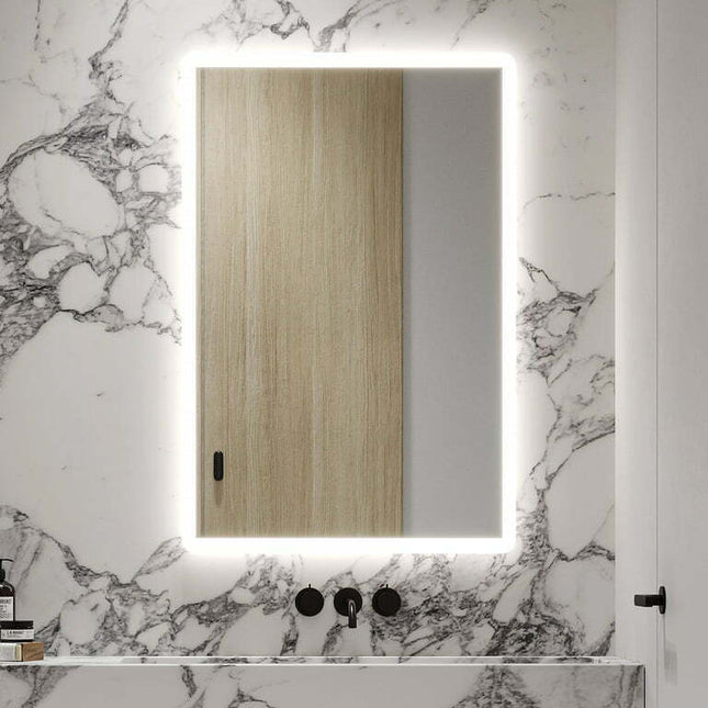 Zeek 24"x36" Backlit LED Rectangular Bathroom Wall Mirror M-BL02