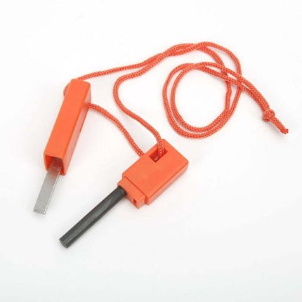 Ozark Trail Flint and Steel Fire Starter, 0.75"D x 5.75"H x 3"W", Model 5118