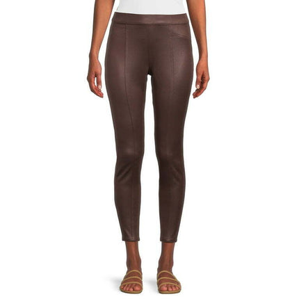 No Boundaries Juniors Faux Leather Pull On Jeggings, Sizes S-XXXL