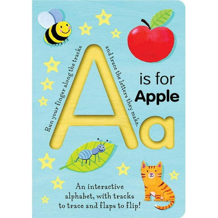 Smart Kids Trace-And-Flip: A is for Apple (Board book)