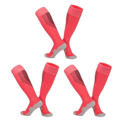 3 Pack Baseball Soccer Softball Socks for Youth Kids and Tube Socks