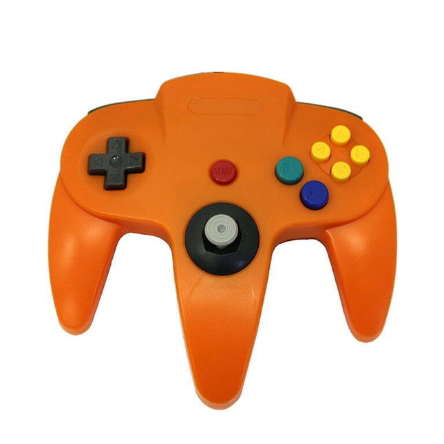 Orange Replacement Controller for Nintendo N64 by Mars Devices