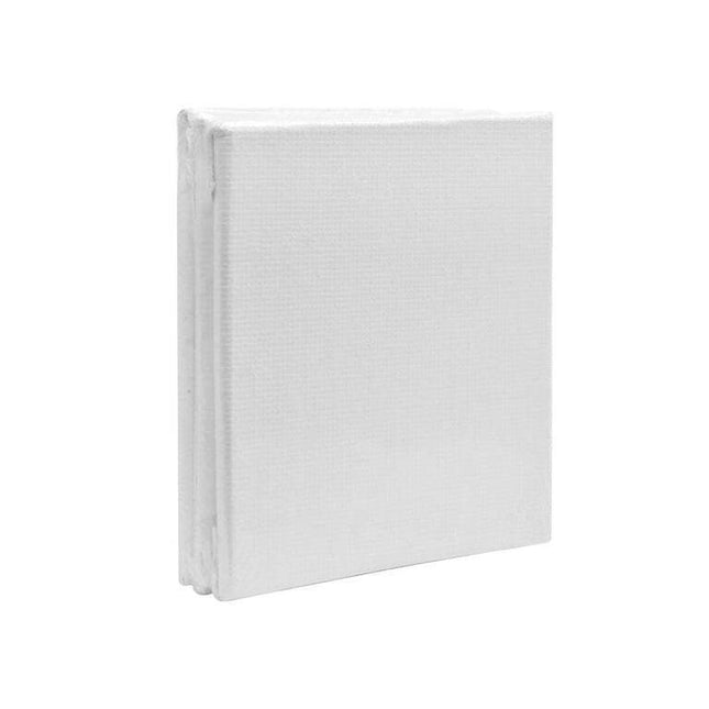 Mini Canvas Panel, 100% Cotton White Canvas, 2.56"X2.56", 3 Pieces