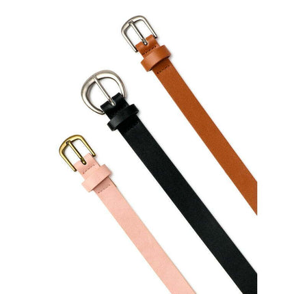 No Boundaries Women's 3 for 1 Belts, Multi